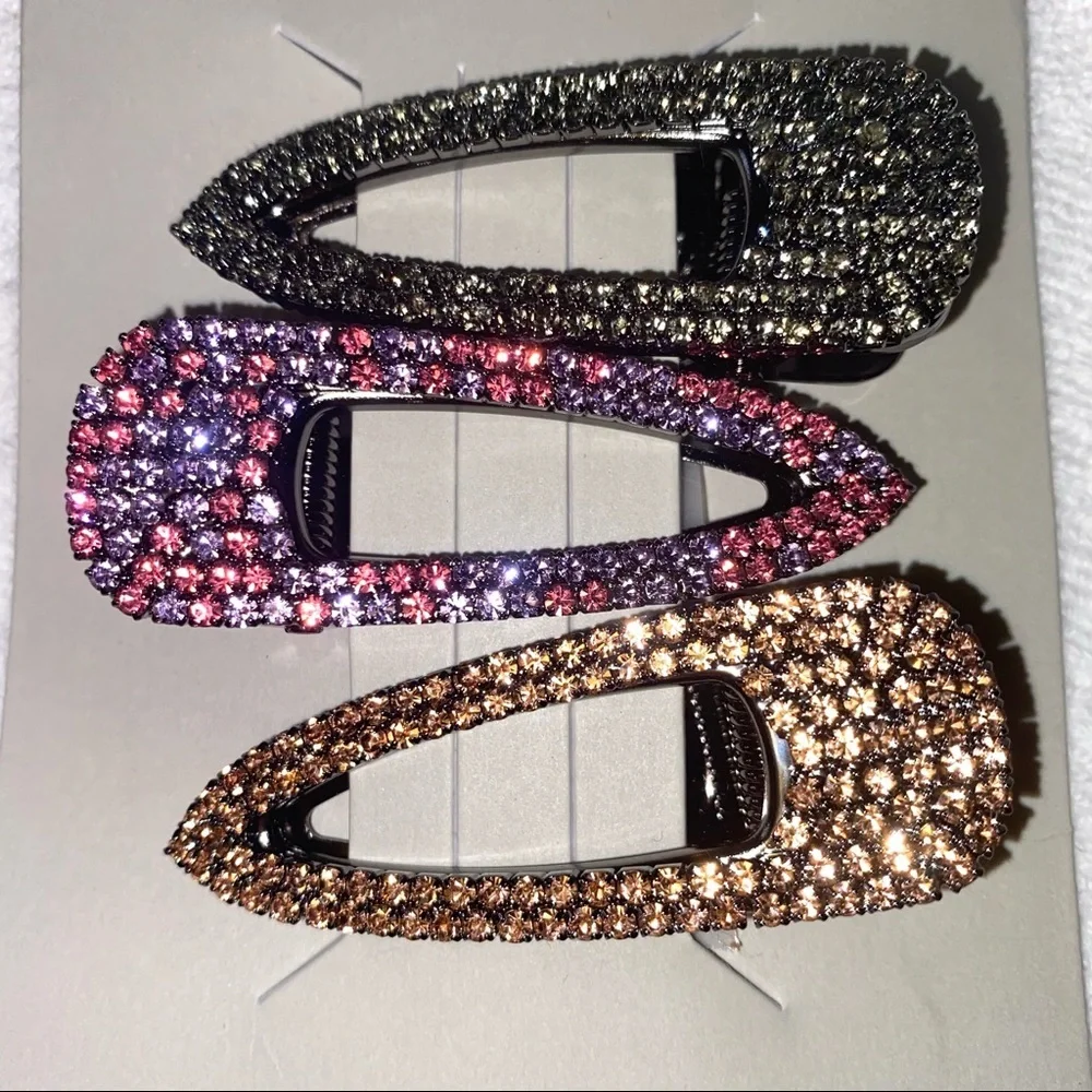 Nordstrom BP Rhinestone Hair Accessories Clips and Barrettes Hair Bows NEW *